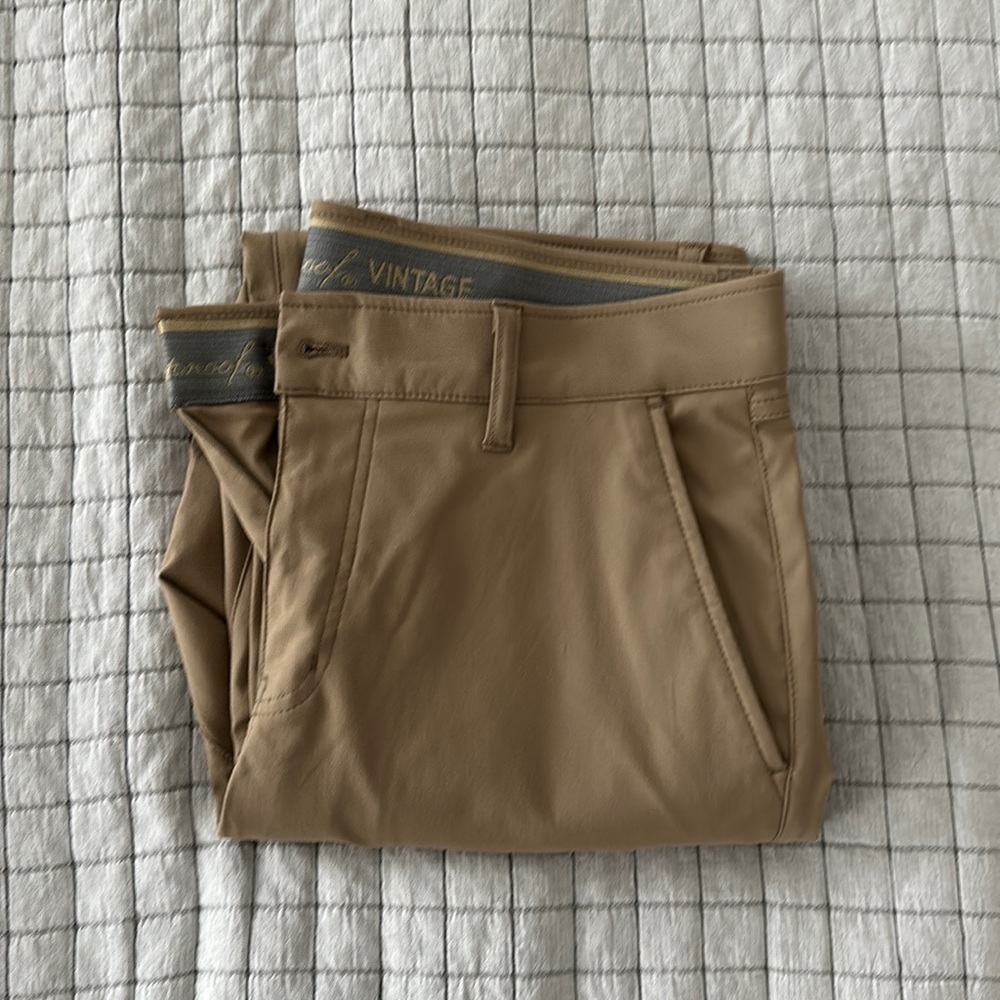 Weatherproof Vintage Men's Performance Weather-Flex Flex Flatfront Pant